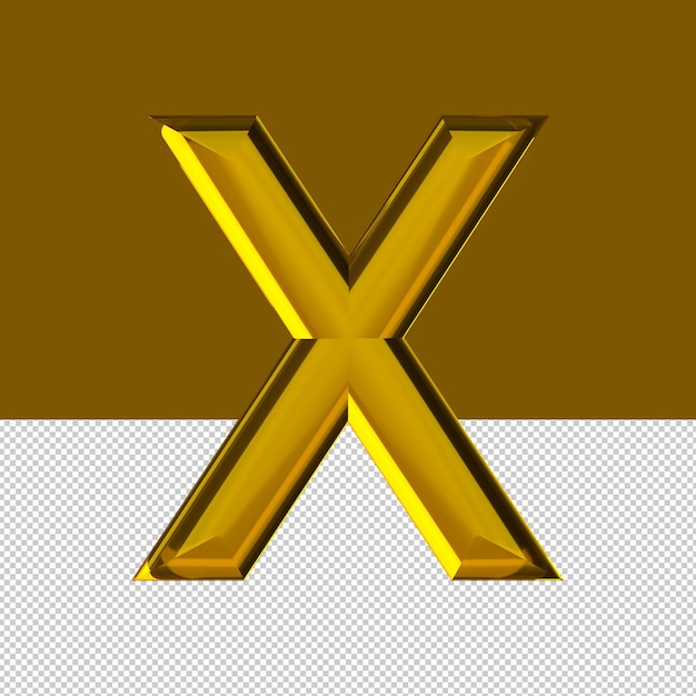 X letter text effect oil