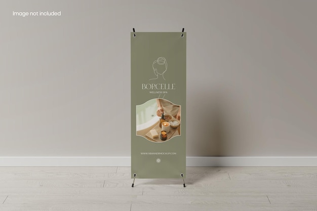 PSD x stand banner mockup