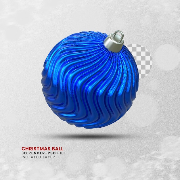 PSD xmas 3d realistic balls merry christmas and happy new year festive 3d balls