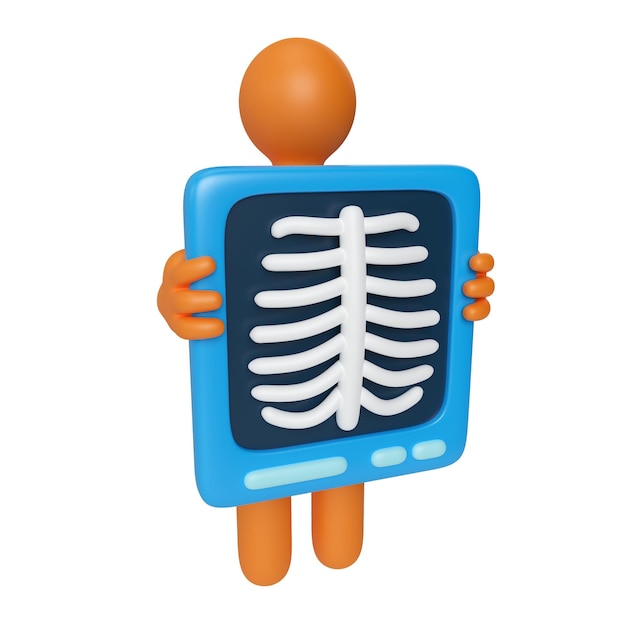 XRay 3D Illustration Icon