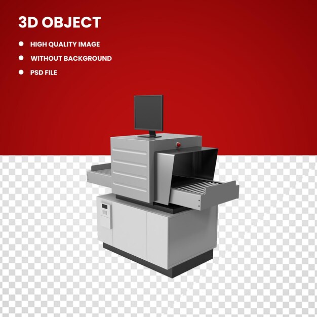 PSD xray baggage scanner