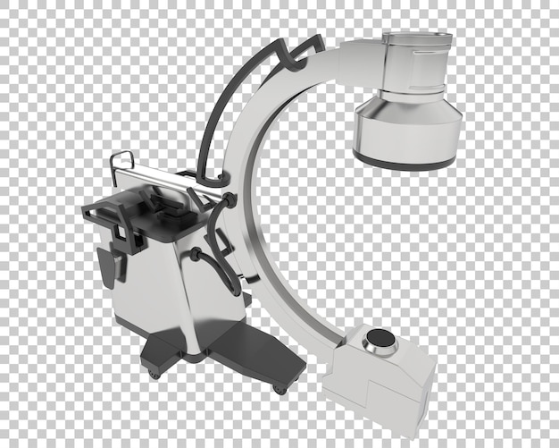 PSD macchina xray su sfondo trasparente 3d rendering illustrazione