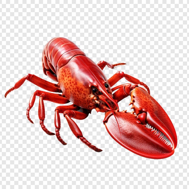 PSD yabby isolated on transparent background