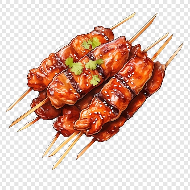 Yakitori Na Przezroczystym Tle