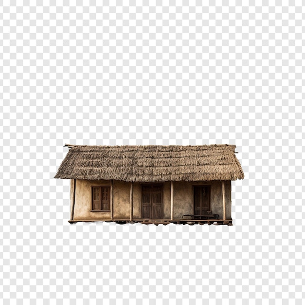 PSD yali house isolated on transparent background