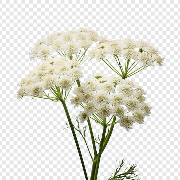 PSD 透明な背景に隔離されたヤローの花 png