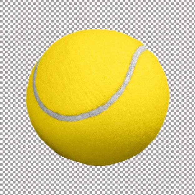 PSD 黄色と緑のテニスボールが白に分離された