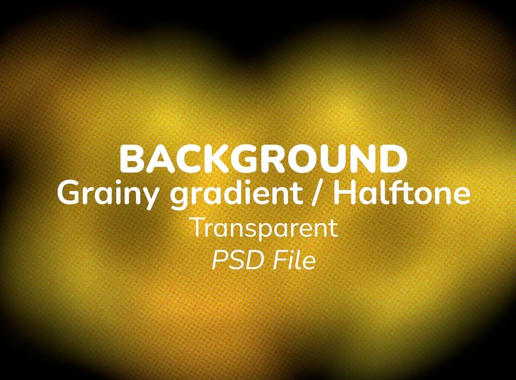 PSD a yellow background grainy gradient halftone wallpaper