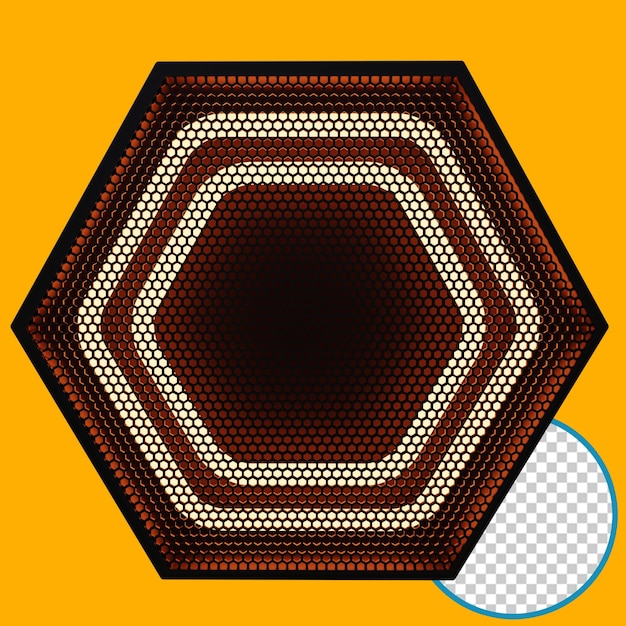 PSD uno sfondo giallo con un cerchio e un cerchio bianco al centro.