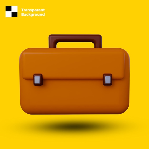 A yellow background with a suitcase and a sign that says transparent background