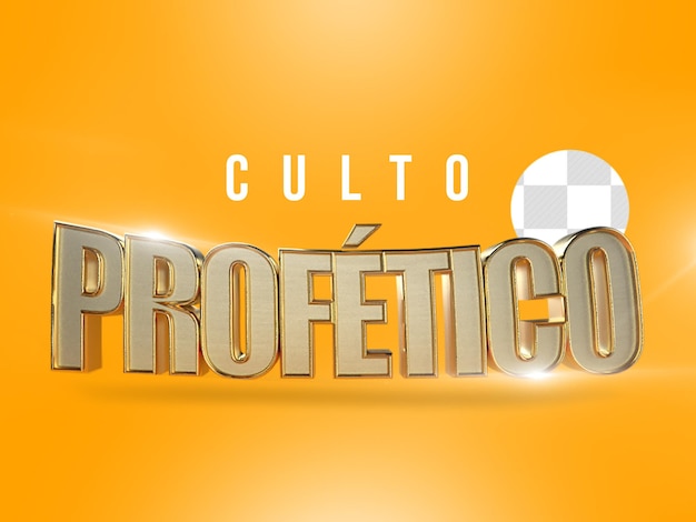 PSD a yellow background with the word culto on it