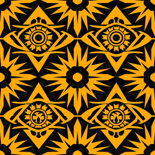 PSD a yellow and black background with a pattern of the sun and the word sun