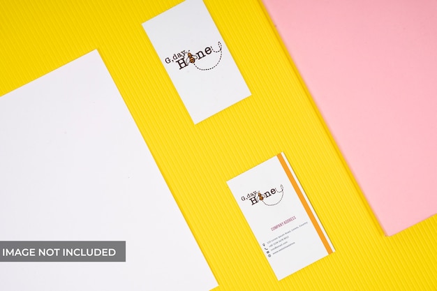 Yellow Branding Mockup