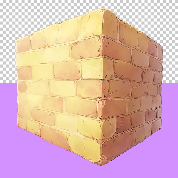 A yellow brick