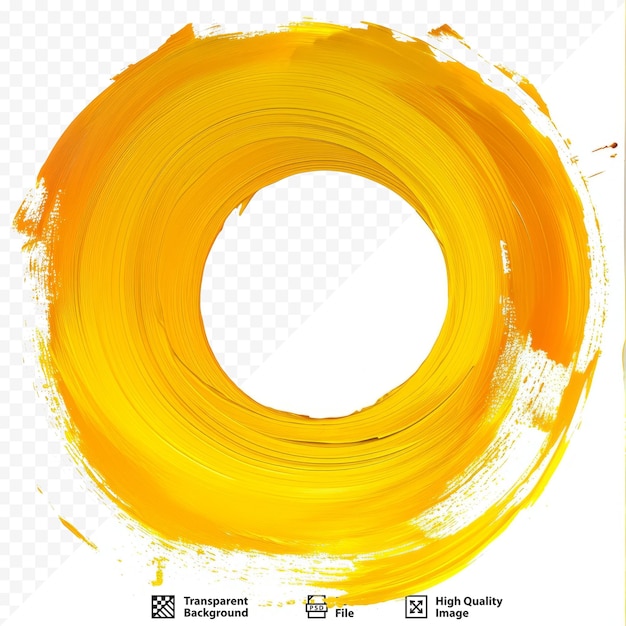 PSD yellow circle blur