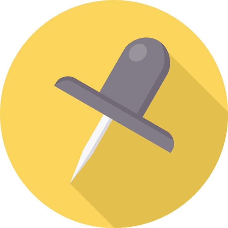 PSD a yellow circle with a knife on it