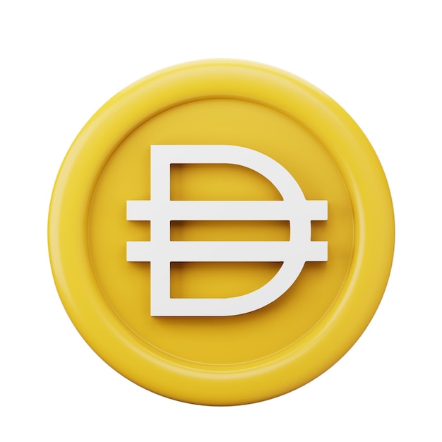 PSD a yellow coin with the word euro on it