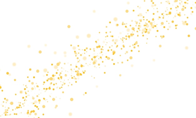 yellow defocused lights on white background