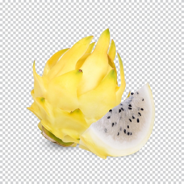 PSD yellow dragon fruits isolated premium psd