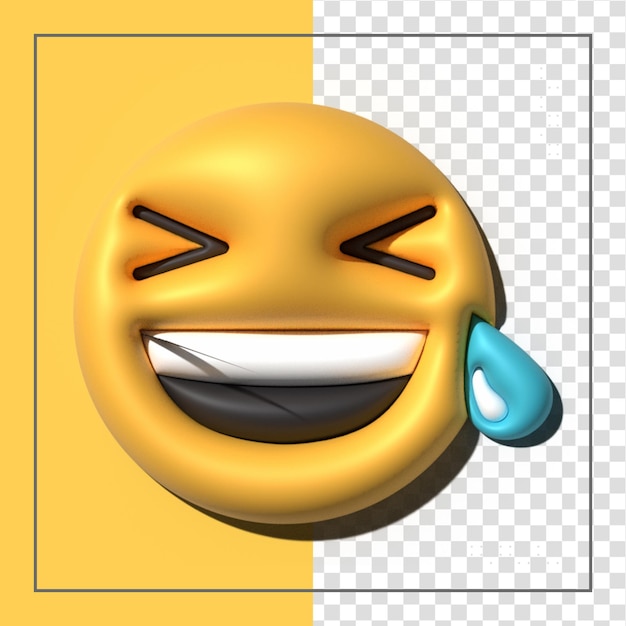 PSD emoji giallo amore emoticon volti con espressioni facciali icone emoji stilizzate 3d