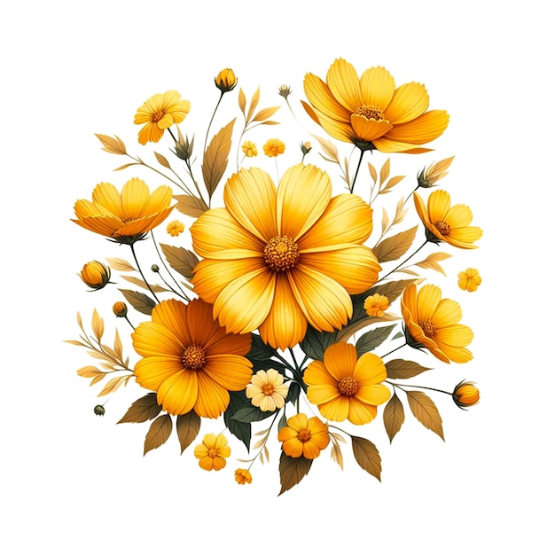 Yellow floers icon image