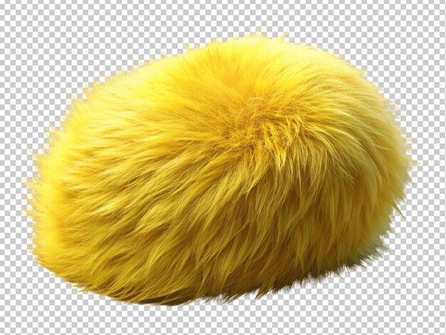 PSD cappello di pelliccia giallo