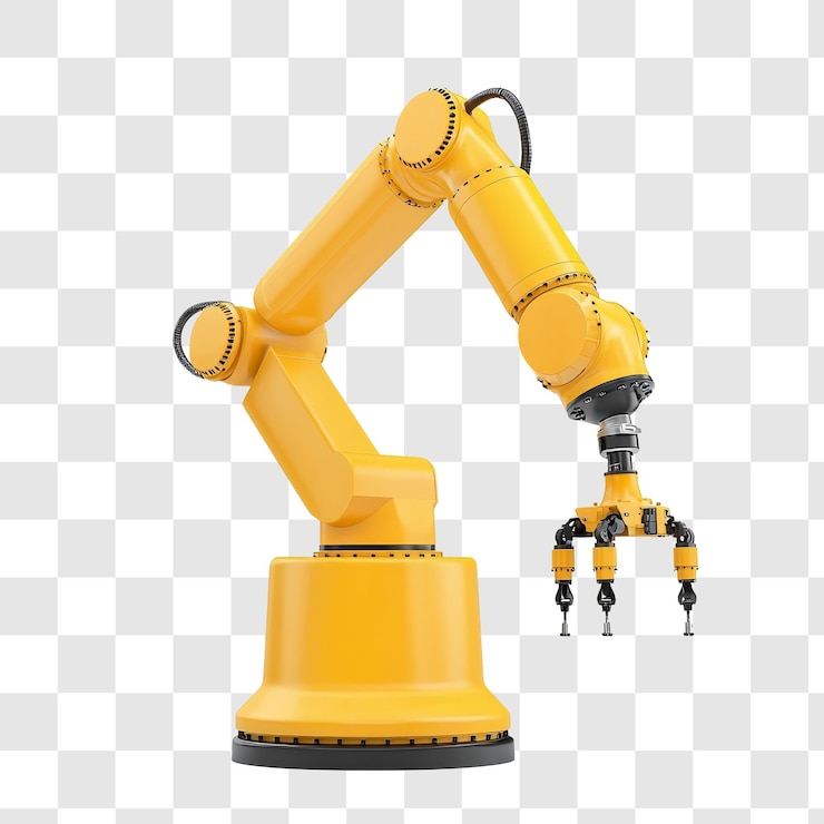 PSD yellow industrial robot arm for automation