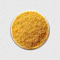 PSD yellow lentils