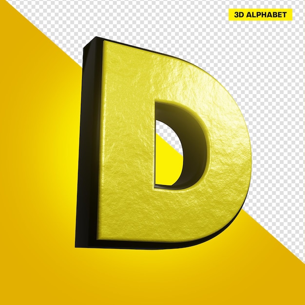 A yellow letter d with a yellow background and a yellow background.