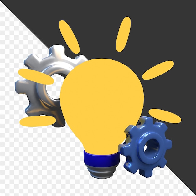a yellow light bulb with the word light on it