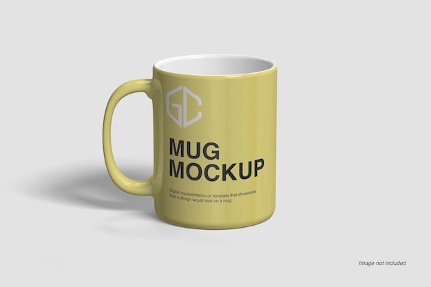 Yellow Mug Mockup