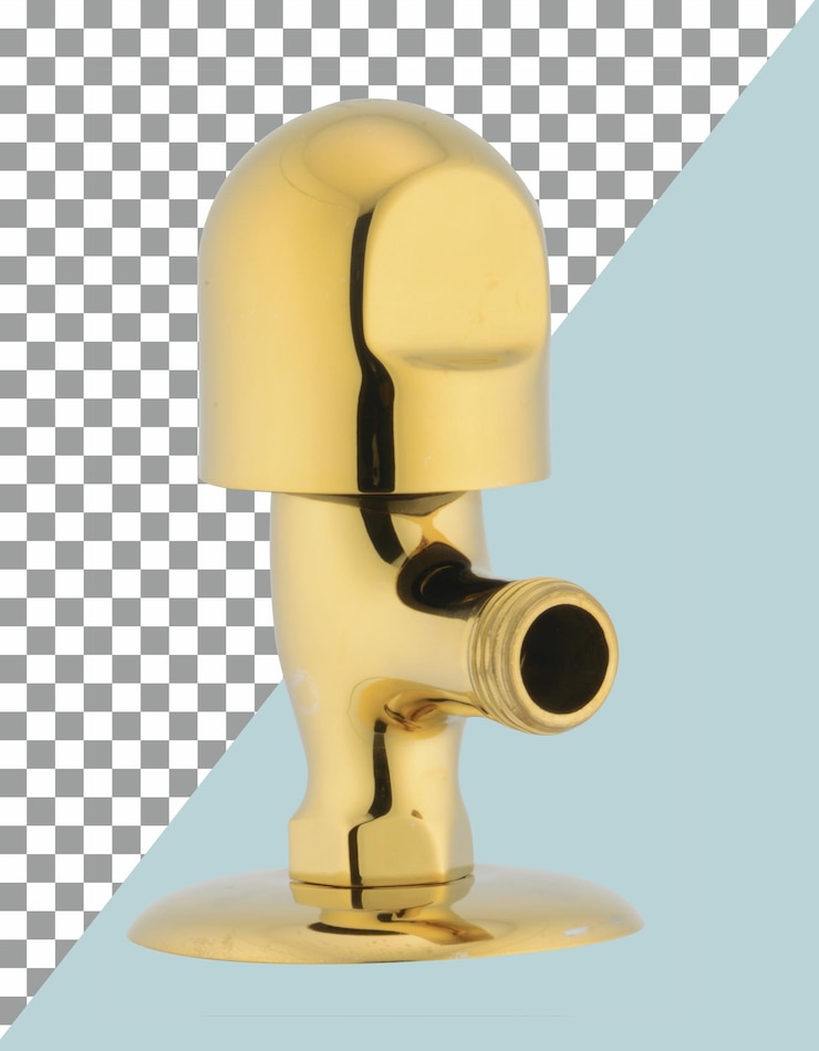 PSD a yellow object with a camera on it that has a lens on it