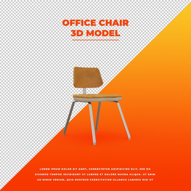yellow office chair