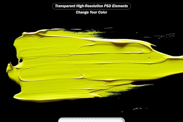 PSD 검은 바탕 에 노란색 기름 페인트