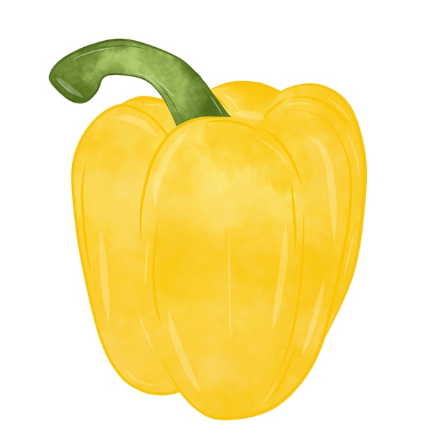 PSD yellow pepper