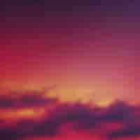 PSD yellow and red sky at sunset color gradient background