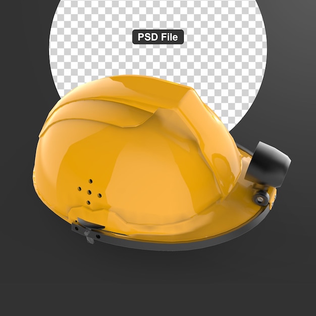 PSD yellow safety helmet