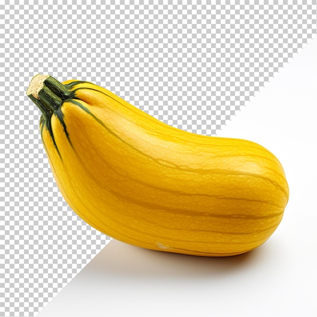 PSD yellow squash isolated on transparent background