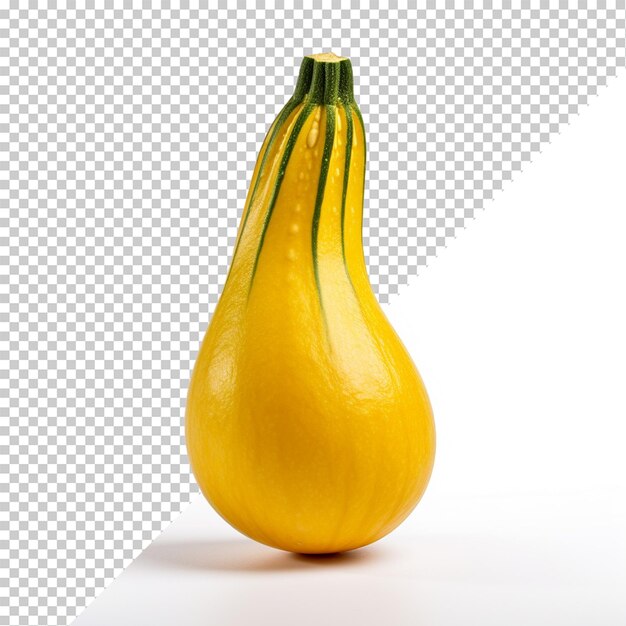 PSD yellow squash isolated on transparent background