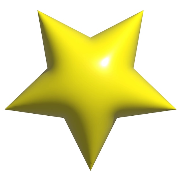 PSD yellow star