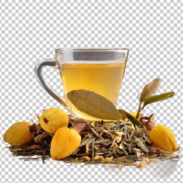 PSD yellow tea