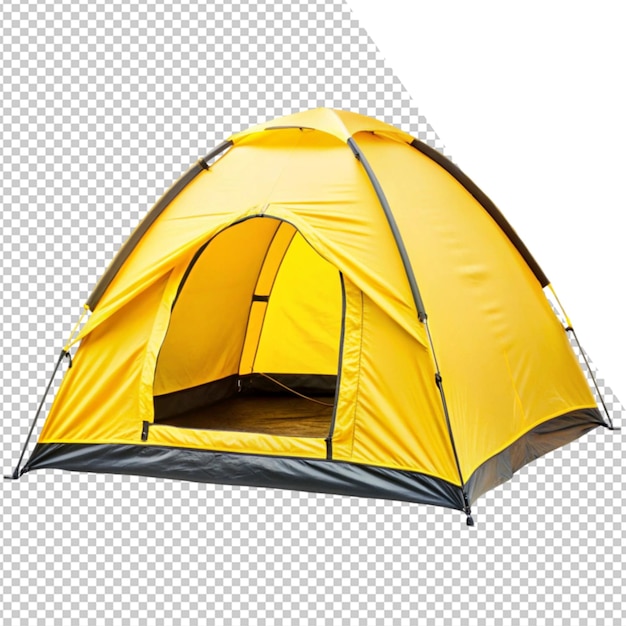 a yellow tent with a black and white background and the word quot s quot on it