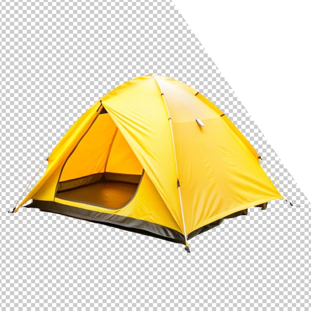 a yellow tent with a yellow cover and the word quot s quot on it