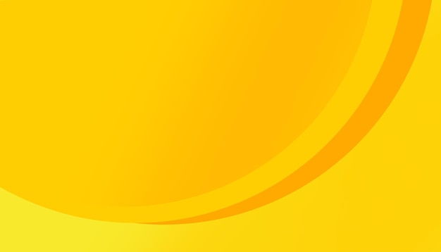 Yellow wavy gradient abstract background