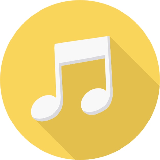 a yellow and white circle with a yellow background