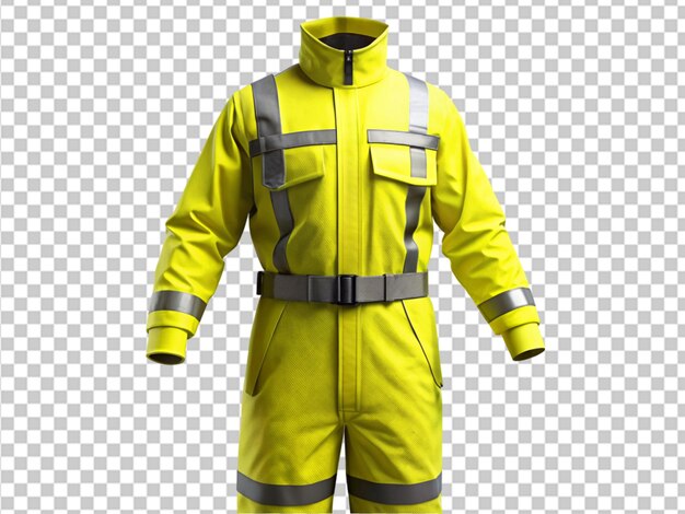 PSD a yellow worker overall