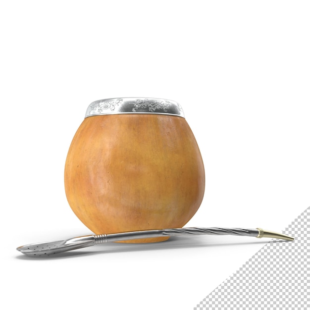 PSD yerba mate arancione png