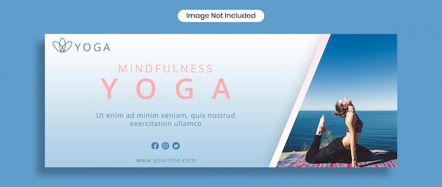 Yoga facebook cover template