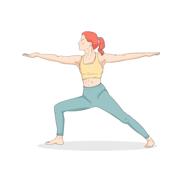 PSD yoga pose and meditation isolated