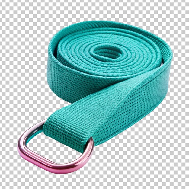 Yoga strap with loops transparent background